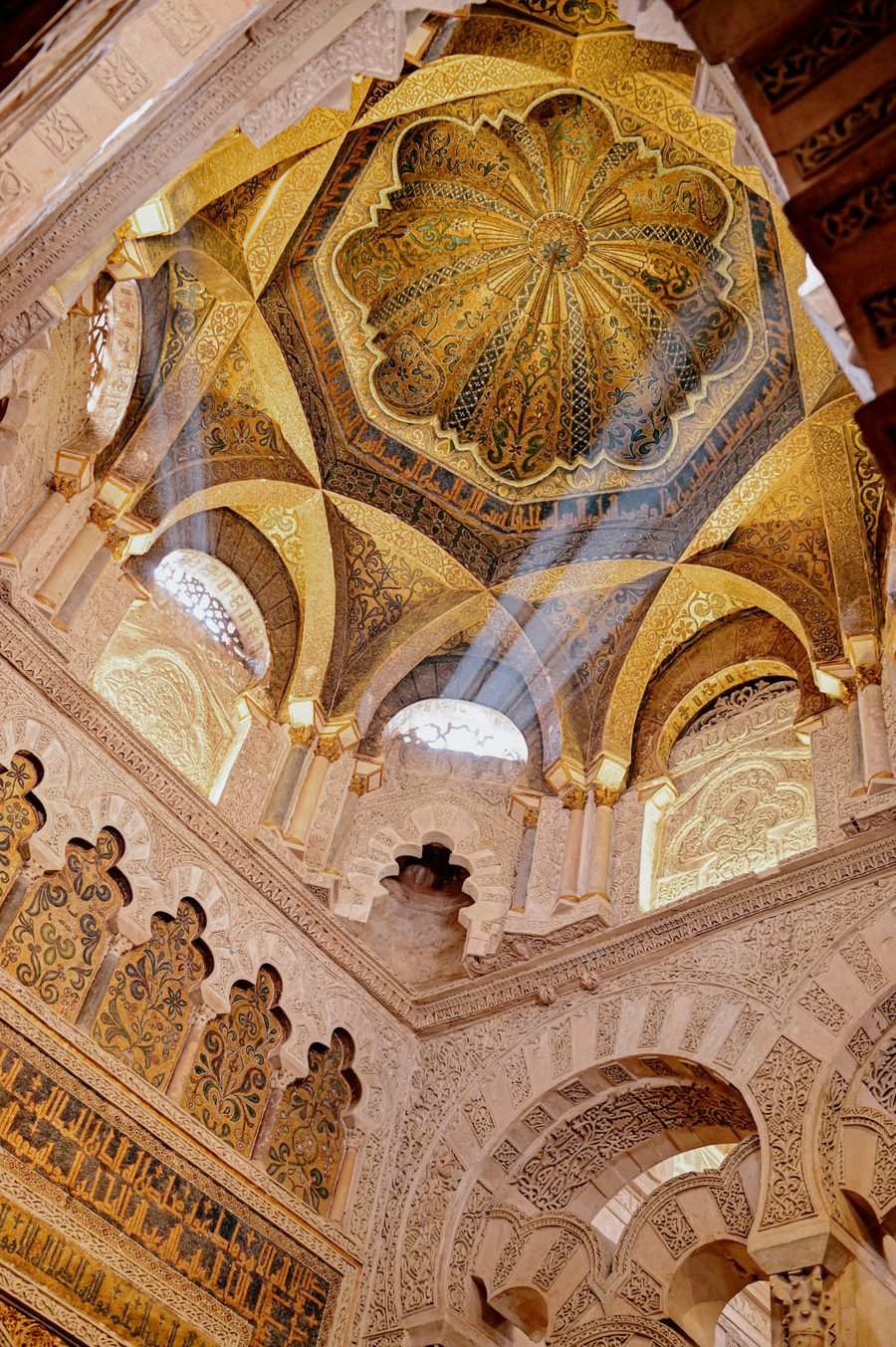The dome above the mihrab of the Great Mosque of Córdoba